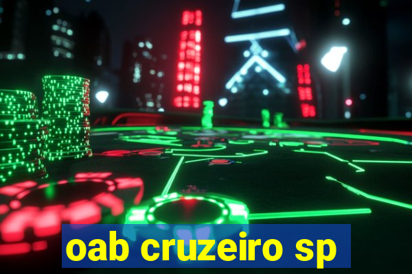 oab cruzeiro sp